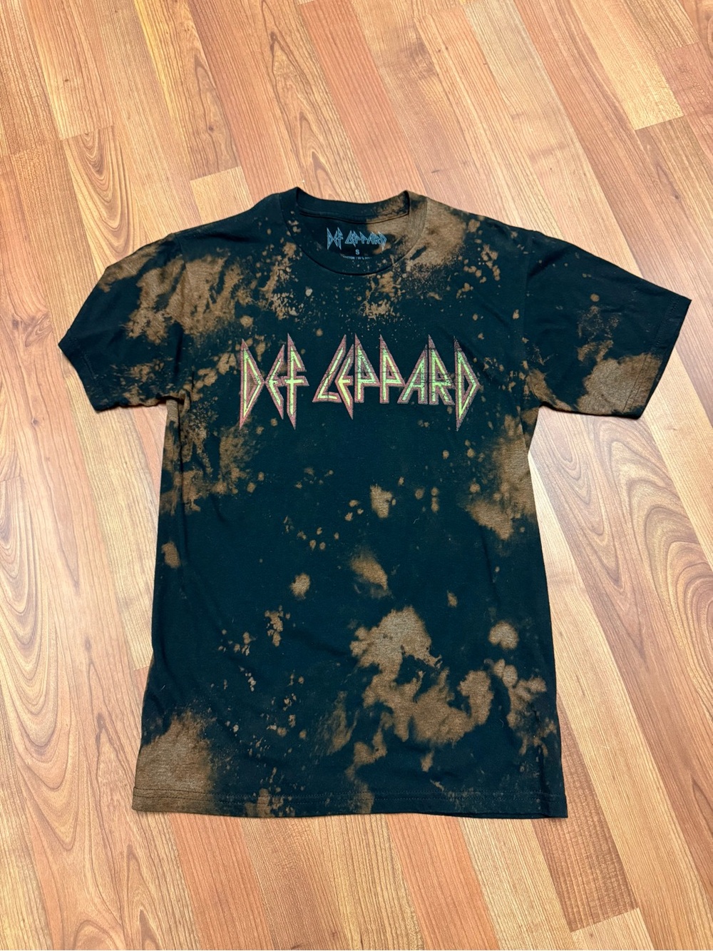 Black & Brown Bleached Logo Tee - Men's Shirt